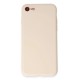 iPhone 7 Kılıf First Silikon - Krem