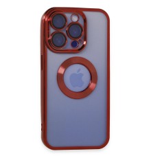 iPhone 15 Pro Max Kılıf Slot Silikon - Kırmızı