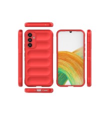Samsung Galaxy M34 5G Kılıf Optimum Silikon - Kırmızı