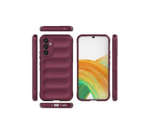 Samsung Galaxy M34 5G Kılıf Optimum Silikon - Bordo Samsung Galaxy M34 5G Kılıf Optimum Silikon - Bordo