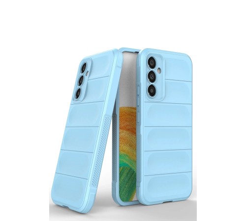 Samsung Galaxy M34 5G Kılıf Optimum Silikon - Sky Blue Samsung Galaxy M34 5G Kılıf Optimum Silikon - Sky Blue