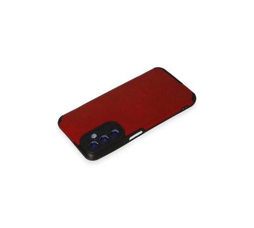 Samsung Galaxy M34 5G Kılıf Loop Deri Silikon - Kırmızı Samsung Galaxy M34 5G Kılıf Loop Deri Silikon - Kırmızı