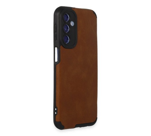 Samsung Galaxy M34 5G Kılıf Loop Deri Silikon - Kahverengi Samsung Galaxy M34 5G Kılıf Loop Deri Silikon - Kahverengi
