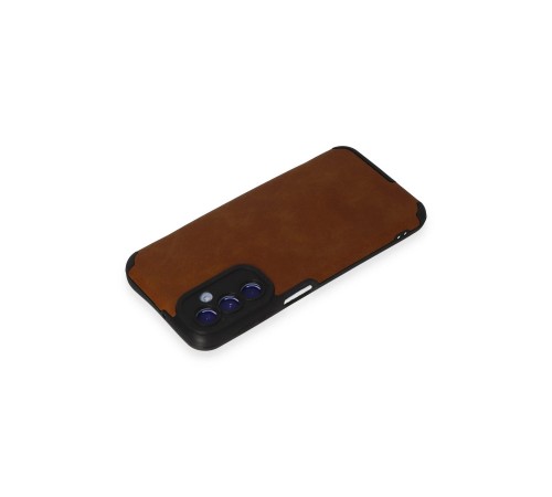 Samsung Galaxy M34 5G Kılıf Loop Deri Silikon - Kahverengi Samsung Galaxy M34 5G Kılıf Loop Deri Silikon - Kahverengi