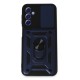 Samsung Galaxy M34 5G Kılıf Pars Lens Yüzüklü Silikon - Lacivert