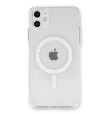 iPhone 11 Kılıf Pc Real Magsafe Kapak - Şeffaf
