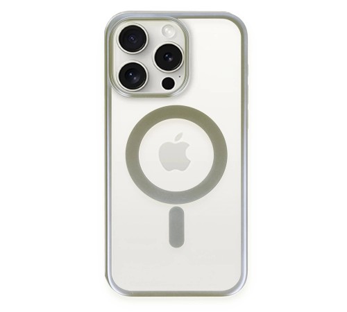 iPhone 15 Pro Kılıf Erozi Magsafe Kapak - Gri iPhone 15 Pro Kılıf Erozi Magsafe Kapak - Gri