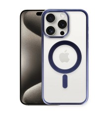 iPhone 15 Pro Kılıf Erozi Magsafe Kapak - Lacivert