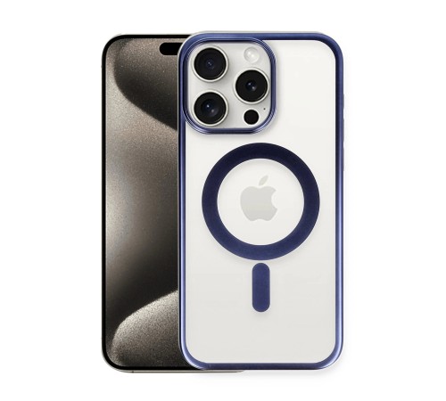iPhone 15 Pro Kılıf Erozi Magsafe Kapak - Lacivert iPhone 15 Pro Kılıf Erozi Magsafe Kapak - Lacivert