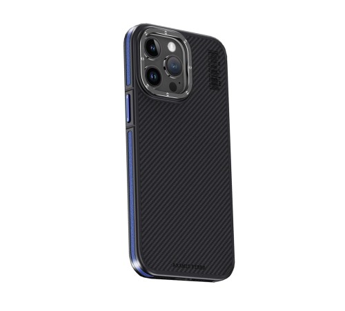iPhone 15 Pro Kılıf Aramid 600D Kevlar Karbon Fiber Magsafe Kapak - Lacivert iPhone 15 Pro Kılıf Aramid 600D Kevlar Karbon Fiber Magsafe Kapak - Lacivert