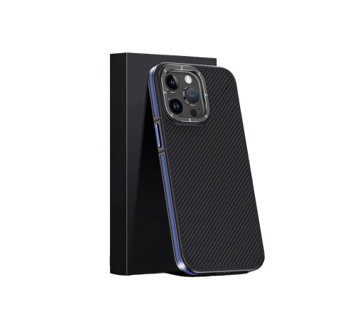 iPhone 15 Pro Kılıf Aramid 600D Kevlar Karbon Fiber Magsafe Kapak - Lacivert iPhone 15 Pro Kılıf Aramid 600D Kevlar Karbon Fiber Magsafe Kapak - Lacivert