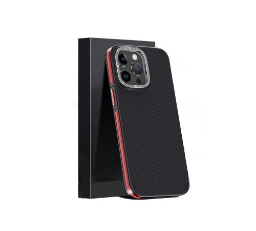 iPhone 15 Pro Max Kılıf Aramid 600D Kevlar Karbon Fiber Magsafe Kapak - Kırmızı iPhone 15 Pro Max Kılıf Aramid 600D Kevlar Karbon Fiber Magsafe Kapak - Kırmızı