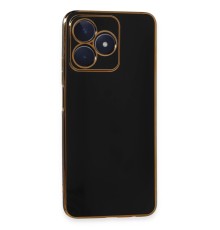 Realme C53 Kılıf Volet Silikon - Siyah