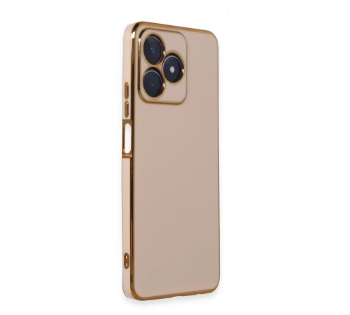 Realme C53 Kılıf Volet Silikon - Pembe Realme C53 Kılıf Volet Silikon - Pembe