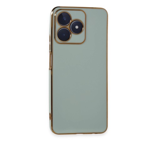 Realme C53 Kılıf Volet Silikon - Açık Yeşil Realme C53 Kılıf Volet Silikon - Açık Yeşil