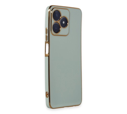 Realme C53 Kılıf Volet Silikon - Açık Yeşil Realme C53 Kılıf Volet Silikon - Açık Yeşil