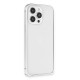 iPhone 15 Pro Max Metal Bumper Mat Kapak - Gümüş