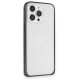 iPhone 15 Pro Max Kılıf Metal Bumper Magneticsafe Kapak - Lacivert