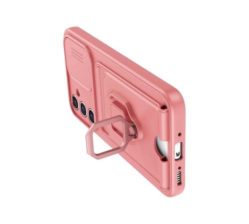 Samsung Galaxy S23 FE Kılıf Zuma Kartvizitli Yüzüklü Silikon - Pembe Samsung Galaxy S23 FE Kılıf Zuma Kartvizitli Yüzüklü Silikon - Pembe
