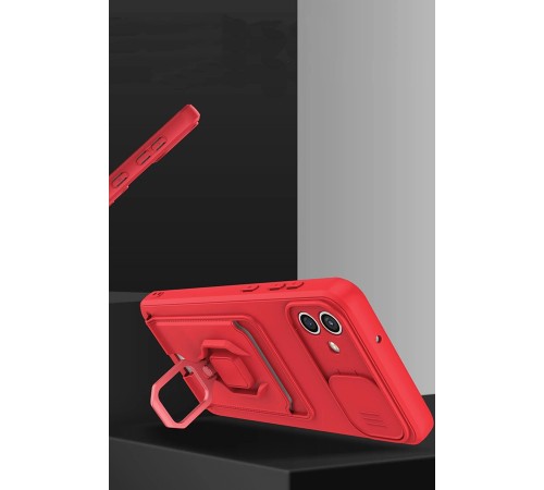 Samsung Galaxy A05 Kılıf Zuma Kartvizitli Yüzüklü Silikon - Kırmızı Samsung Galaxy A05 Kılıf Zuma Kartvizitli Yüzüklü Silikon - Kırmızı