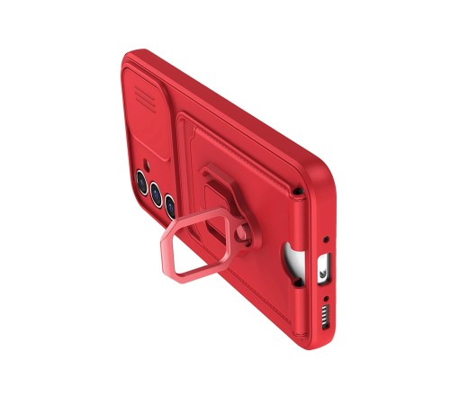 Samsung Galaxy A05S Kılıf Zuma Kartvizitli Yüzüklü Silikon - Kırmızı Samsung Galaxy A05S Kılıf Zuma Kartvizitli Yüzüklü Silikon - Kırmızı