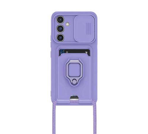 Samsung Galaxy A05S Kılıf Zuma Kartvizitli Yüzüklü Silikon - Lila Samsung Galaxy A05S Kılıf Zuma Kartvizitli Yüzüklü Silikon - Lila