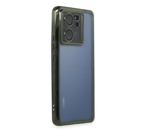 Xiaomi Mi 13T Kılıf Razer Lensli Silikon - Yeşil Xiaomi Mi 13T Kılıf Razer Lensli Silikon - Yeşil
