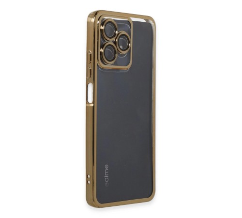 Realme C53 Kılıf Razer Lensli Silikon - Gold