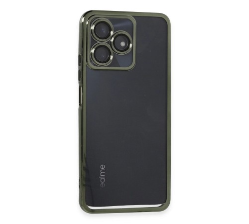 Realme C53 Kılıf Razer Lensli Silikon - Yeşil Realme C53 Kılıf Razer Lensli Silikon - Yeşil