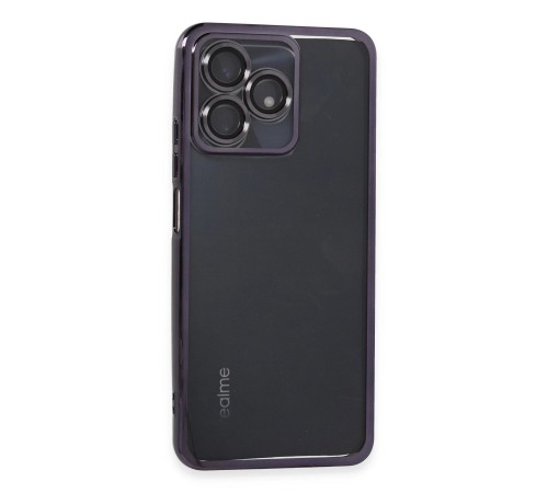 Realme C53 Kılıf Razer Lensli Silikon - Mor