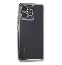 Realme C53 Kılıf Razer Lensli Silikon - Gümüş