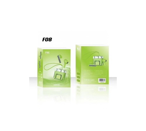 Karler Bass F08 Dijital Şarj Göstergeli TWS Bluetooth Kulaklık - Yeşil Karler Bass F08 Dijital Şarj Göstergeli TWS Bluetooth Kulaklık - Yeşil