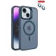iPhone 14 Kılıf Flet Lens Magsafe Kapak - Lacivert