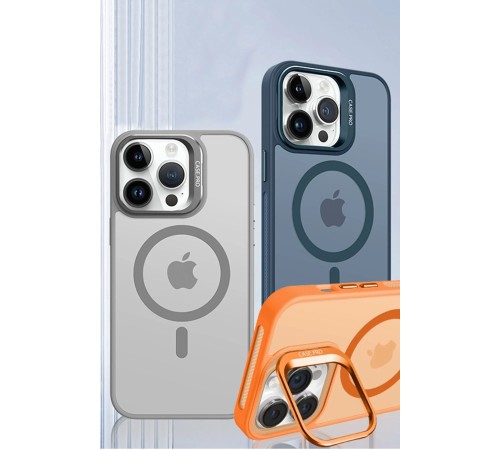 iPhone 14 Kılıf Flet Lens Magsafe Kapak - Koyu Yeşil iPhone 14 Kılıf Flet Lens Magsafe Kapak - Koyu Yeşil