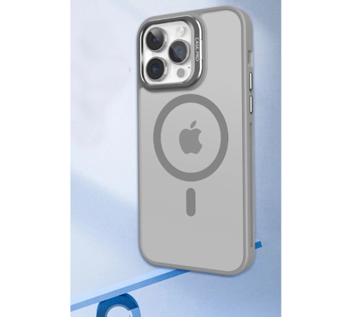 iPhone 14 Kılıf Flet Lens Magsafe Kapak - Koyu Yeşil iPhone 14 Kılıf Flet Lens Magsafe Kapak - Koyu Yeşil