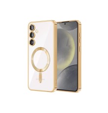 Samsung Galaxy S24 Kılıf Kross Magneticsafe Kapak - Gold