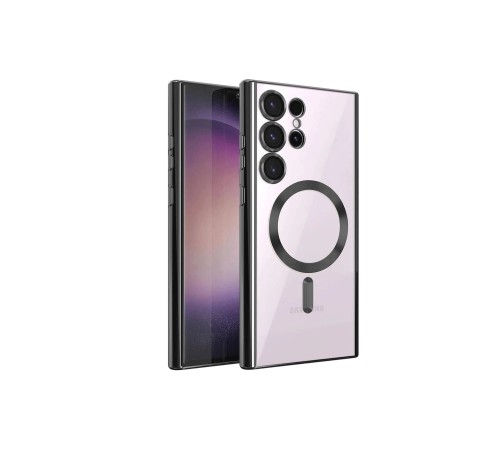 Samsung Galaxy S24 Ultra Kılıf Kross Magneticsafe Kapak - Siyah Samsung Galaxy S24 Ultra Kılıf Kross Magneticsafe Kapak - Siyah