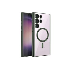 Samsung Galaxy S24 Ultra Kılıf Kross Magneticsafe Kapak - Koyu Yeşil