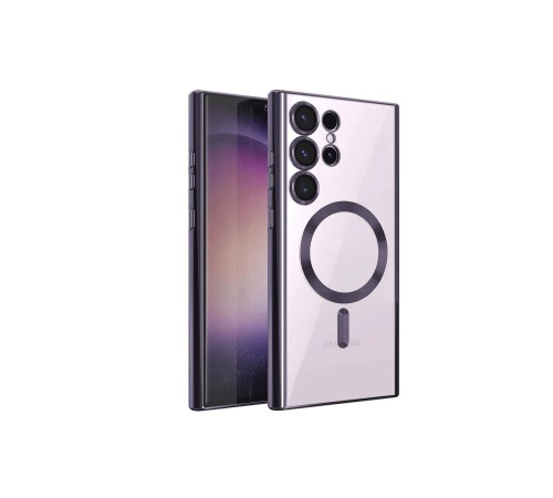 Samsung Galaxy S24 Ultra Kılıf Kross Magneticsafe Kapak - Mor Samsung Galaxy S24 Ultra Kılıf Kross Magneticsafe Kapak - Mor