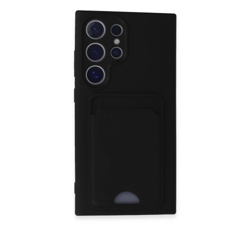 Samsung Galaxy S24 Ultra Kılıf Kelvin Kartvizitli Silikon - Siyah Samsung Galaxy S24 Ultra Kılıf Kelvin Kartvizitli Silikon - Siyah