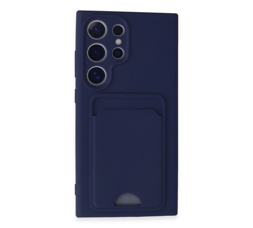 Samsung Galaxy S24 Ultra Kılıf Kelvin Kartvizitli Silikon - Lacivert Samsung Galaxy S24 Ultra Kılıf Kelvin Kartvizitli Silikon - Lacivert