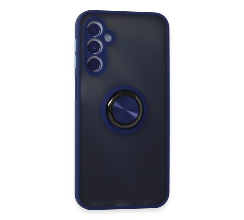 Samsung Galaxy M34 5G Kılıf Montreal Yüzüklü Silikon Kapak - Lacivert Samsung Galaxy M34 5G Kılıf Montreal Yüzüklü Silikon Kapak - Lacivert