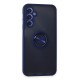 Samsung Galaxy M34 5G Kılıf Montreal Yüzüklü Silikon Kapak - Lacivert