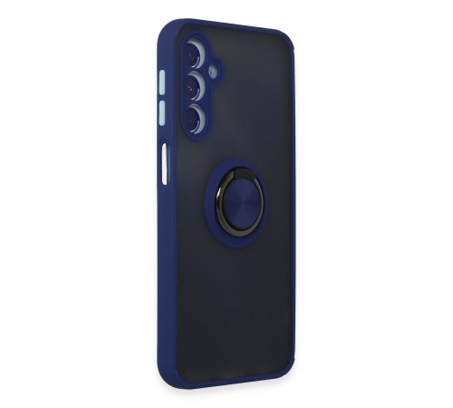 Samsung Galaxy M34 5G Kılıf Montreal Yüzüklü Silikon Kapak - Lacivert Samsung Galaxy M34 5G Kılıf Montreal Yüzüklü Silikon Kapak - Lacivert