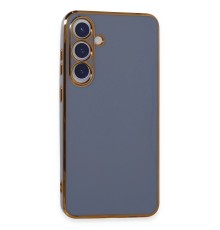 Samsung Galaxy S24 Kılıf Volet Silikon - Mavi