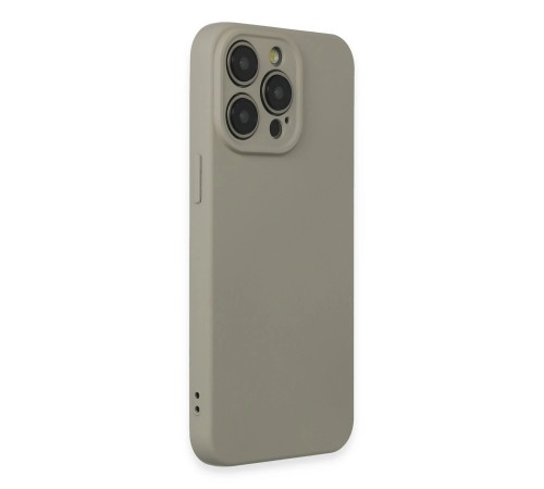 iPhone 15 Pro Max Kılıf Nano içi Kadife Silikon - Beyaz Titanyum iPhone 15 Pro Max Kılıf Nano içi Kadife Silikon - Beyaz Titanyum