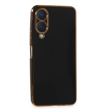 Vivo Y17S Kılıf Volet Silikon - Siyah