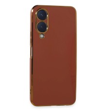 Vivo Y17S Kılıf Volet Silikon - Kırmızı