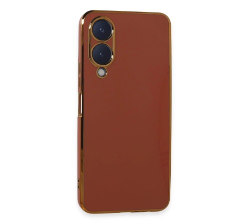 Vivo Y17S Kılıf Volet Silikon - Kırmızı Vivo Y17S Kılıf Volet Silikon - Kırmızı