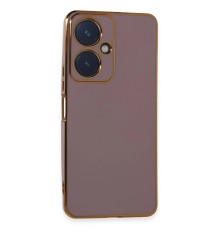 Vivo Y27 Kılıf Volet Silikon - Mor